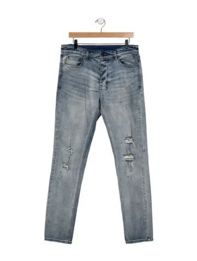 Pre-owned Ksubi Slim Fit Jeans In Blue