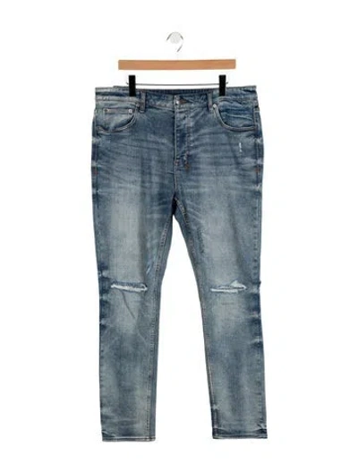 Pre-owned Ksubi Slim Fit Jeans In Blue