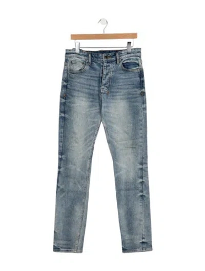 Pre-owned Ksubi Slim Fit Jeans In Blue