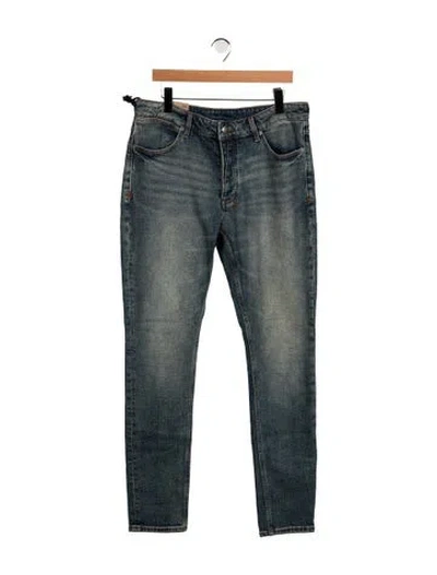 Pre-owned Ksubi Slim Fit Jeans In Blue