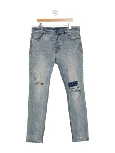 Pre-owned Ksubi Slim Fit Jeans In Blue