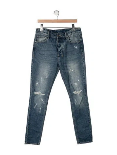 Pre-owned Ksubi Slim Fit Jeans In Blue