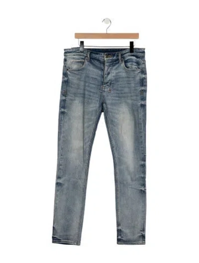Pre-owned Ksubi Slim Fit Jeans In Blue
