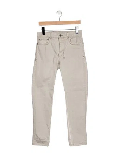 Pre-owned Ksubi Slim Fit Jeans In Gray