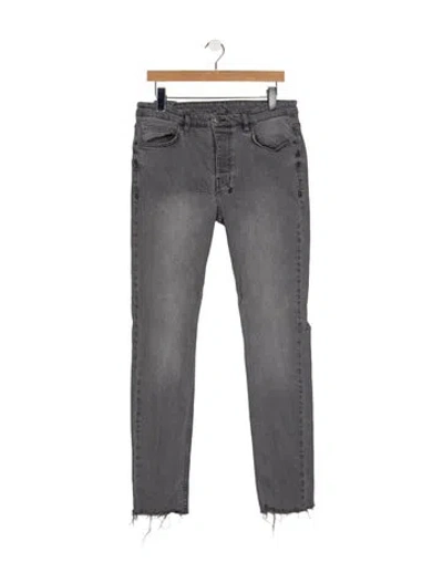 Pre-owned Ksubi Slim Fit Jeans In Grey