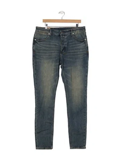 Pre-owned Ksubi Slim Fit Jeans W/ Tags In Blue