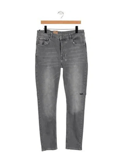 Pre-owned Ksubi Slim Fit Jeans W/ Tags In Gray