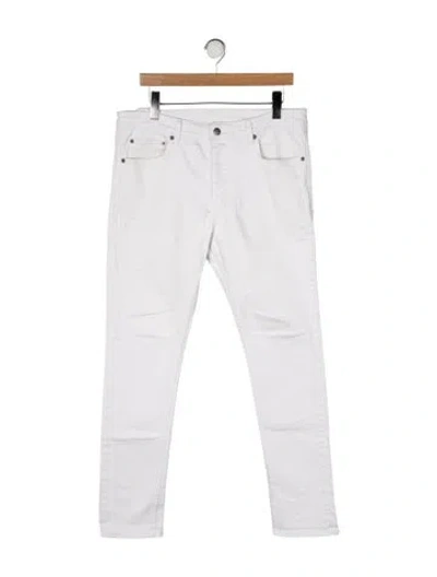 Pre-owned Ksubi Slim Fit Jeans In White