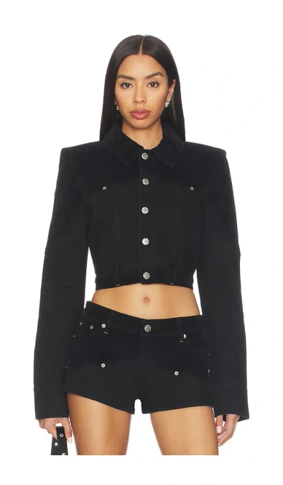 Ksubi Slim Trucker Jacket In Black