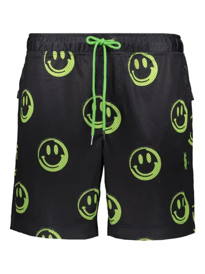 KSUBI SMILEY-FACE DRAWSTRING SHORTS