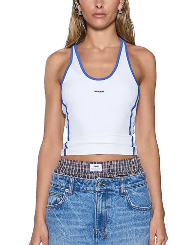 Ksubi Sott Idol Racer Tank Top In White
