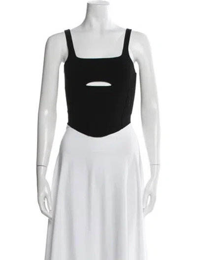 Pre-owned Ksubi Square Neckline Sleeveless Crop Top W/ Tags In White