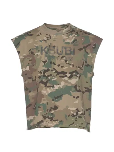 Ksubi State Ekcess Cut-off Woodland T-shirt In Multi