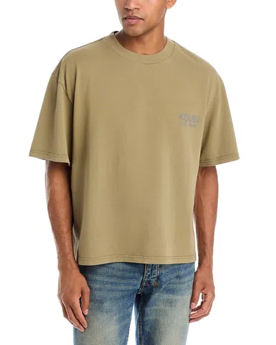 Ksubi State Halen Short Sleeve Tee In Green