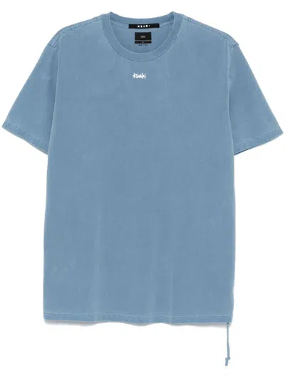 Ksubi Stitch Up Kash T-shirt In 蓝色