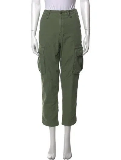 Pre-owned Ksubi Straight Leg Pants In Green