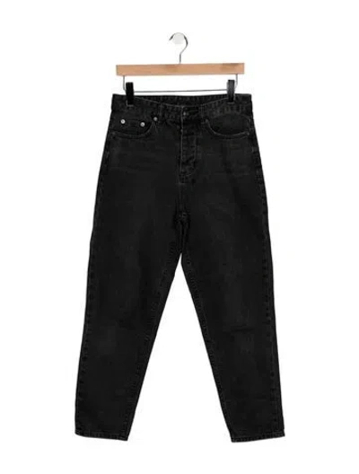 Pre-owned Ksubi Straight-leg Jeans In Black