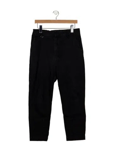Pre-owned Ksubi Straight-leg Jeans In Black