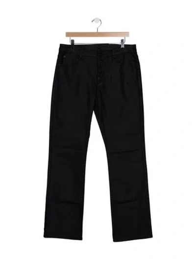 Pre-owned Ksubi Straight-leg Jeans In Black
