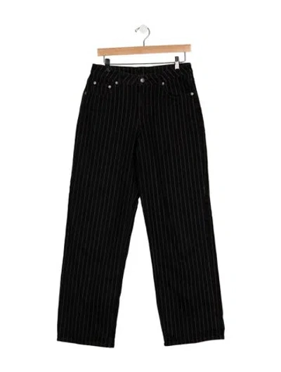 Pre-owned Ksubi Straight-leg Jeans In Black