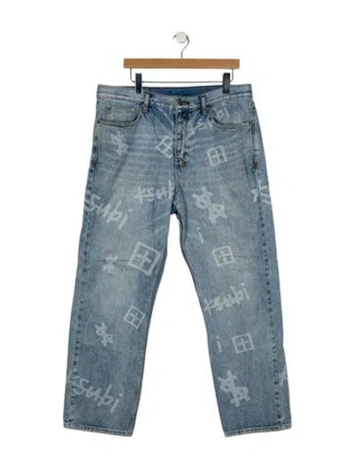 Pre-owned Ksubi Straight-leg Jeans In Blue