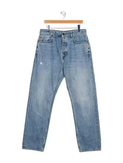 Pre-owned Ksubi Straight-leg Jeans In Blue