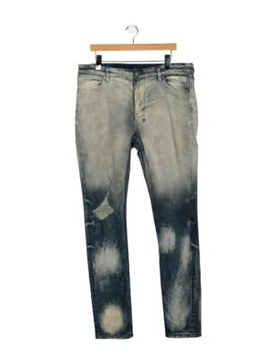 Pre-owned Ksubi Straight-leg Jeans In Blue