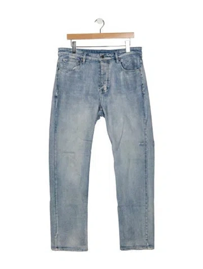 Pre-owned Ksubi Straight-leg Jeans In Blue