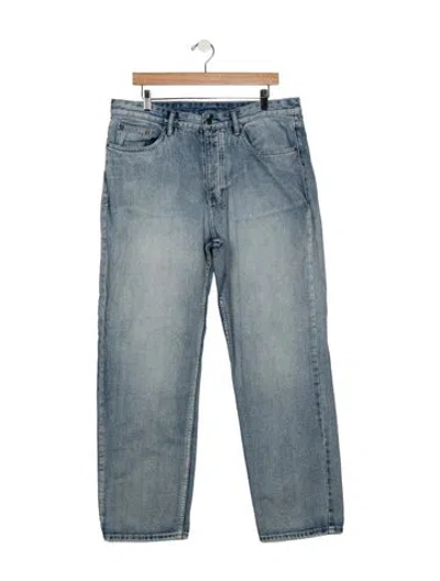 Pre-owned Ksubi Straight-leg Jeans In Blue