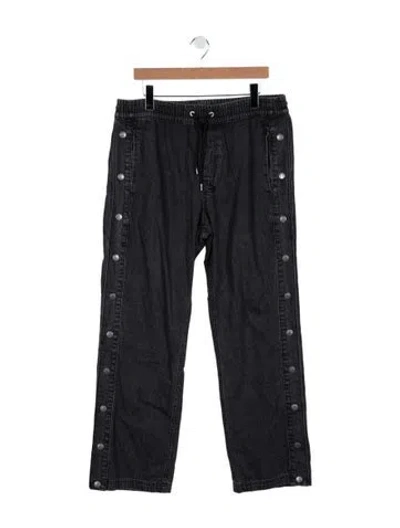 Pre-owned Ksubi Straight-leg Jeans In Gray