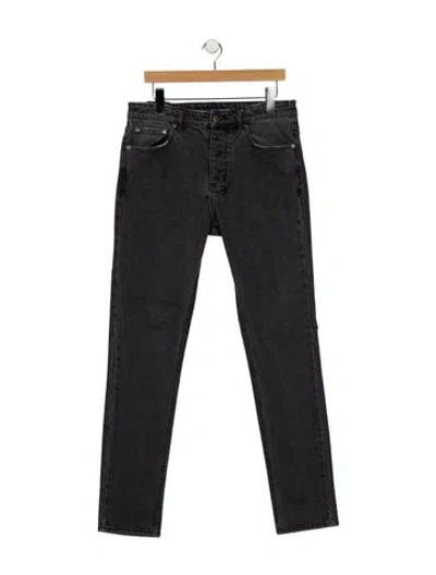 Pre-owned Ksubi Straight-leg Jeans In Grey