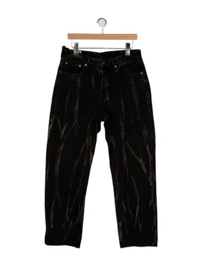 Pre-owned Ksubi Straight-leg Jeans W/ Tags In Black