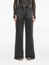 Ksubi Strider Stretch Lovestruck Cross Detail Jeans In Black