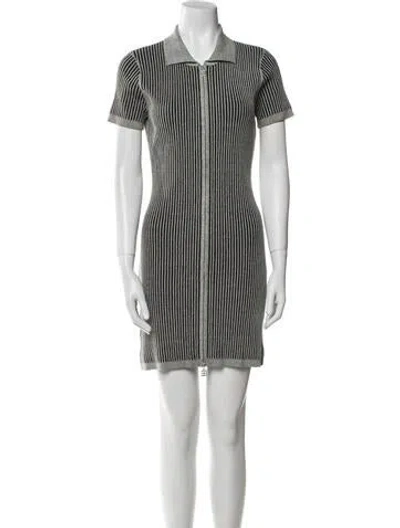 Pre-owned Ksubi Striped Mini Dress In Multi
