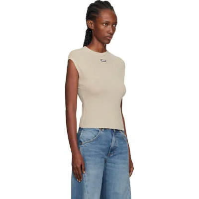 Ksubi Taupe Staple T-shirt In Neutral