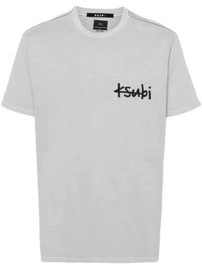 Ksubi The Lock Up Kash T-shirt In Grey