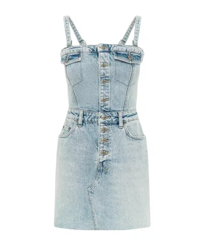 Ksubi Thin Shoulder Strap Dress In Gray