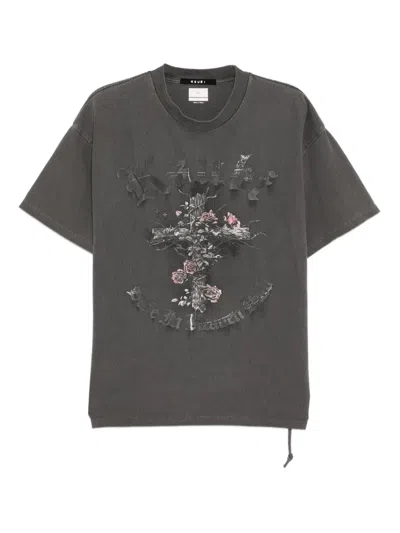 Ksubi Thorned Ekcess T-shirt In Gray