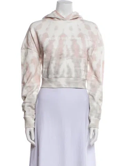 Pre-owned Ksubi Tie-dye Print Crew Neck Sweater In Pink