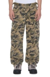 Ksubi Troop Camouflage Cargo Trousers In Green