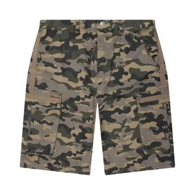 Pre-owned Ksubi Troop Cargo Short 'camo' | Green | Men's Size 34