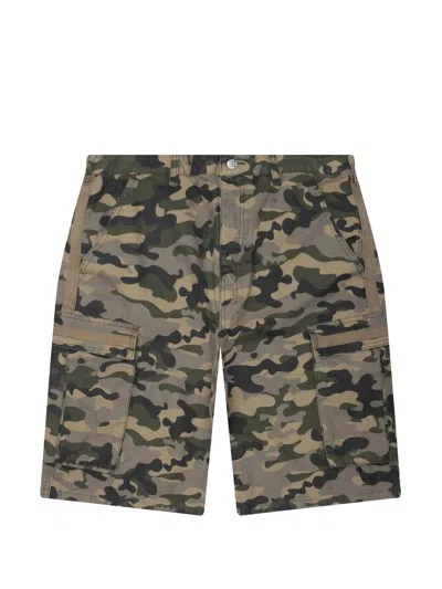 Ksubi Troop Print Cargo Shorts In Multi