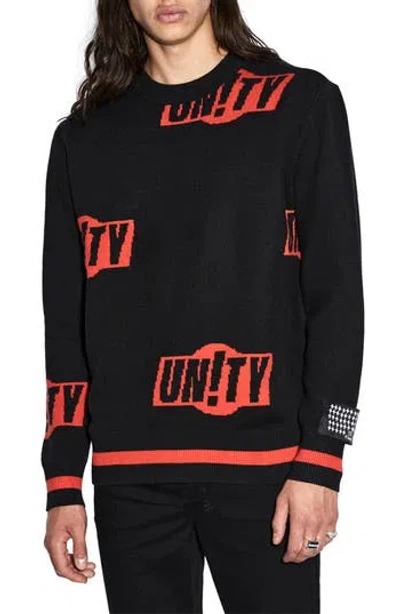 Ksubi Black Unity Sweater In Schwarz