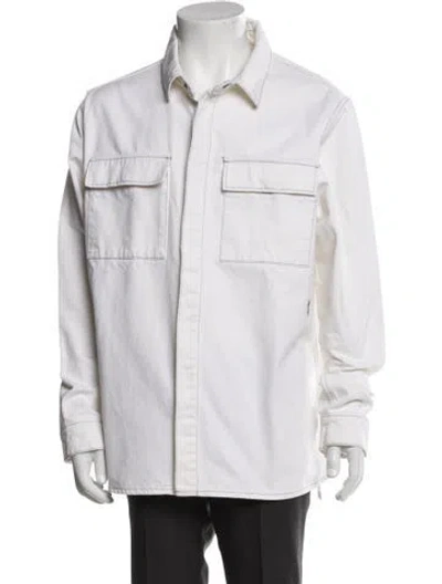 Pre-owned Ksubi Utility Jacket In White