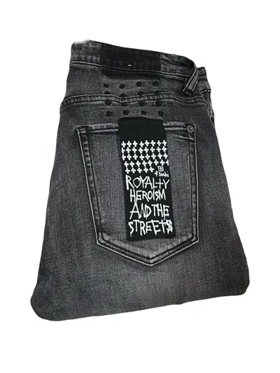 Pre-owned Ksubi Van Winkle Angst Trashed Skinny Designer Jeans