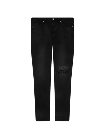 Ksubi Van Winkle Asphalt Cherub Jeans In Black