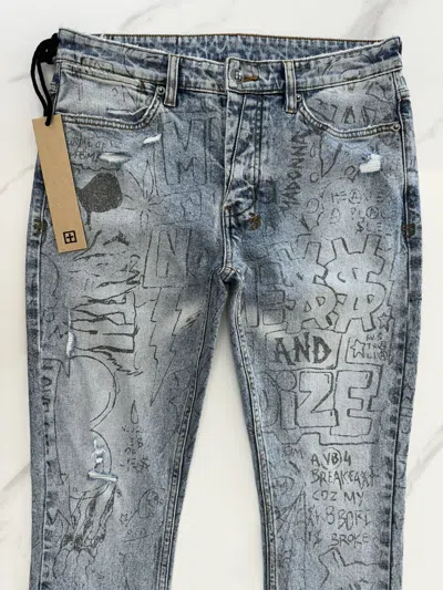 Pre-owned Ksubi Van Winkle Bunker Blue Noize