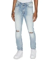 KSUBI VAN WINKLE CITY HIGH HERITAGE SKINNY JEANS IN DENIM BLUE