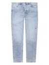 Ksubi Van Winkle Embroidered-patch Jeans In Blue