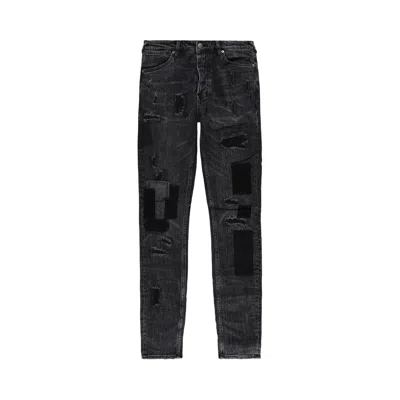 Pre-owned Ksubi Van Winkle Jean 'led Black Rockstar Repair' | Men's Size 29